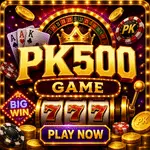 PK500 Game APK interface showing multiple mini-game icons on a simple home screen with easy navigation and casual mobile gaming layout.